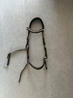 Bruin bitloos sidepull hoofdstel maat Cob, Dieren en Toebehoren, Paarden en Pony's | Hoofdstellen en Tuigage, Ophalen, Zo goed als nieuw