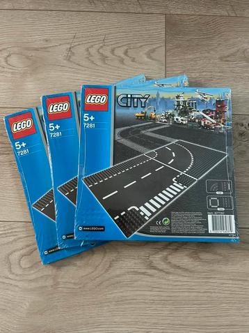 Lego 7281 - Lego City Wegplaten 3 x - *NIEUW* beschikbaar voor biedingen