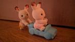 Sylvanian Families Chocoladekonijn Tweeling Set, Ophalen of Verzenden, Zo goed als nieuw, Jongen of Meisje
