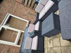 Zgan tuinset, Tuin en Terras, Tuinsets en Loungesets, Ophalen, 4 zitplaatsen, Kunststof, Bank