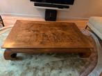 Antieke Opium Tafel - Authentiek en Sfeervol, Huis en Inrichting, Tafels | Salontafels, Ophalen, Gebruikt, 100 tot 150 cm, Teakhout