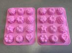 2x Siliconen mal bakvorm chocolade bonbon zeep gips ijs, Ophalen of Verzenden, Nieuw, Bakvorm