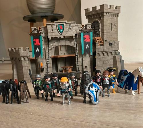Playmobil kasteel van de valkenridders 4866, Kinderen en Baby's, Speelgoed | Playmobil, Zo goed als nieuw, Complete set, Ophalen