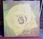 Roos op Linnen doek, Huis en Inrichting, Ophalen, Gebruikt