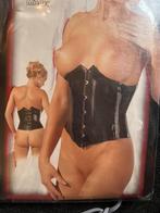 Sexy kinky latex korset open cup nieuw S, Ophalen of Verzenden, Zwart, Body of Korset