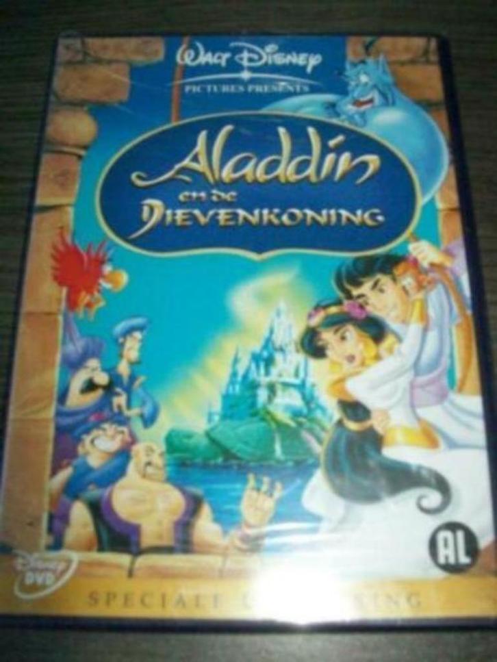 Walt Disney Pictures Aladdin en de Dievenkoning nog in seal , Cd's en Dvd's, Dvd's | Tekenfilms en Animatie, Nieuw in verpakking