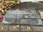 Gratis: 6 bordertegels 100x15cm, Tuin en Terras, Tegels en Klinkers, Ophalen, Zo goed als nieuw, Beton, Klinkers