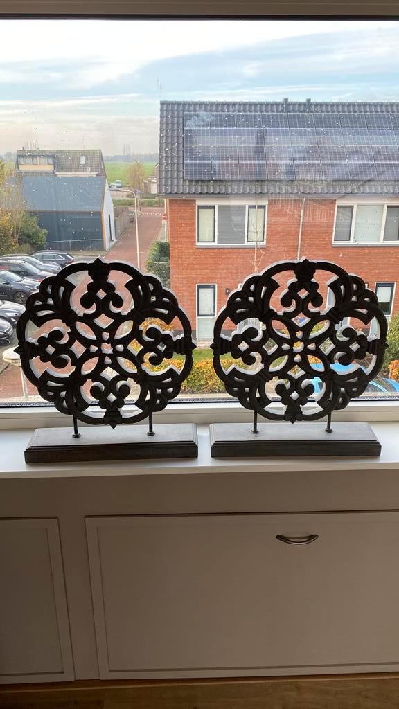 Landelijke Ornamenten Set, Huis en Inrichting, Woonaccessoires | Wanddecoraties, Zo goed als nieuw, Ophalen