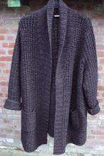 Yessica grof gebreid vest mt. 56-58, Zwart, Maat 46/48 (XL) of groter, Ophalen of Verzenden, Zo goed als nieuw