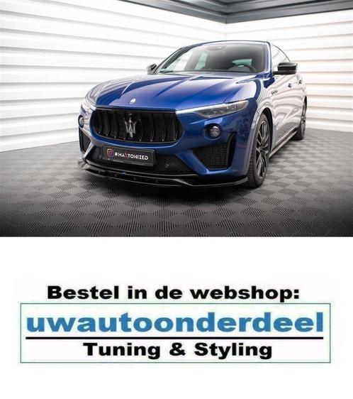 Maxton Design Spoiler Splitter Lip Maserati Levante GTS, Auto diversen, Tuning en Styling, Verzenden