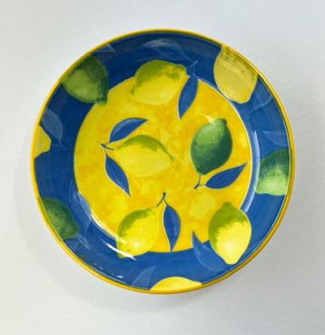 Faience ligne Hôtesse diep bord soepbord citroenen beschikbaar voor biedingen