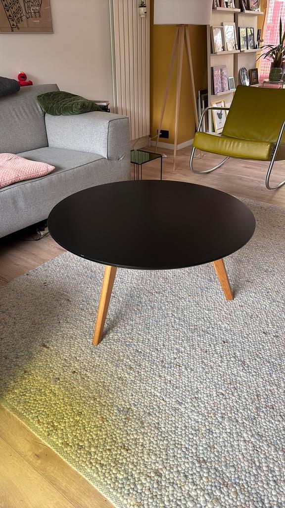 Ronde Salontafel Loods 5 - 90cm, Huis en Inrichting, Tafels | Salontafels, Gebruikt, Minder dan 50 cm, 50 tot 100 cm, Rond, Overige houtsoorten