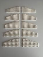 Lego plaat vliegtuigvleugel wit 6x12 - 10 stuks - Nieuw, Ophalen of Verzenden, Nieuw, Losse stenen, Lego
