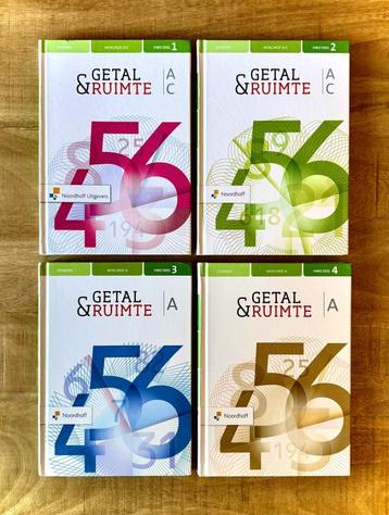 Getal & Ruimte VWO A/C Deel 1, 2, 3, 4 + Uitwerkingen. Ed 12 beschikbaar voor biedingen