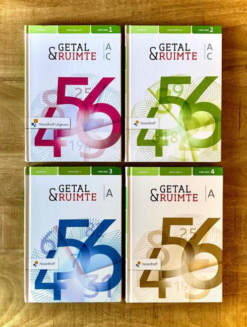 Getal & Ruimte VWO A/C Deel 1, 2, 3, 4 + Uitwerkingen. Ed 12, Boeken, Schoolboeken, Nieuw, Wiskunde A, VWO, Ophalen of Verzenden