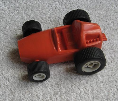 mat oranje plastic racing car - van Galanite Sweden, Kinderen en Baby's, Speelgoed | Speelgoedvoertuigen, Gebruikt, Ophalen of Verzenden