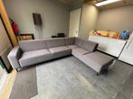Goossens bankstel - Hoekbank grijs, Huis en Inrichting, Banken | Bankstellen, Ophalen, 250 tot 300 cm, Gebruikt, Hoekbank