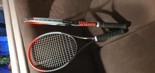 Set van 2 x Wilson Clash 100L - gripmaat 1, Sport en Fitness, Tennis, Gebruikt, Racket, Wilson, L1, Ophalen