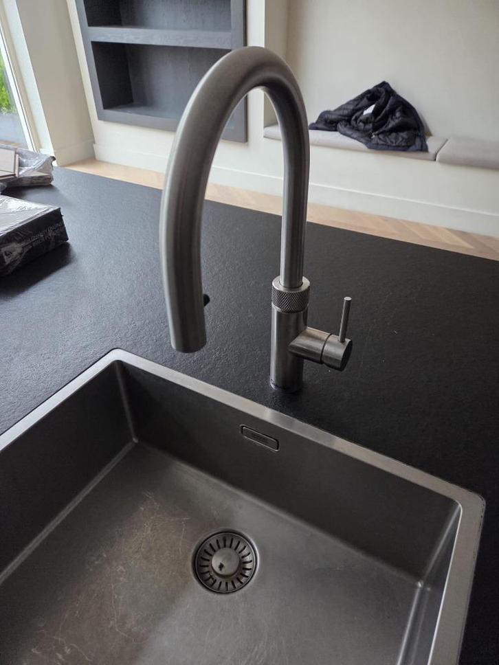 Hele keuken, Huis en Inrichting, Keuken | Complete keukens, Zo goed als nieuw, Overige typen, Zwart, Overige materialen, Greeploos