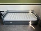 Te koop bed met onderschuifbed / bedlade antraciet grijs, Grijs, 90 cm, Ophalen of Verzenden, Eenpersoons