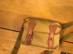 Leica M Combi Bag by Billingham - Tan Canvas / Brown Leather, Ophalen of Verzenden, Zo goed als nieuw, Schoudertas, Overige merken