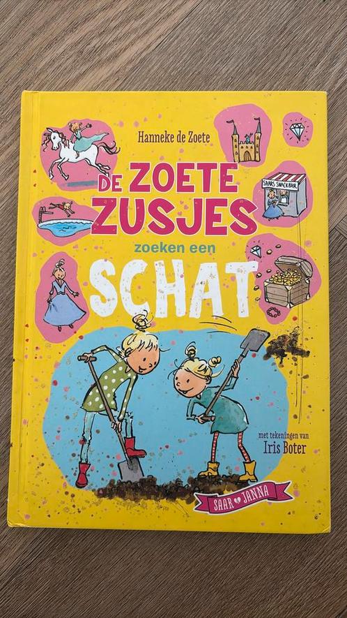 Hanneke de Zoete - De Zoete Zusjes zoeken een schat, Boeken, Kinderboeken | Jeugd | onder 10 jaar, Zo goed als nieuw, Ophalen of Verzenden