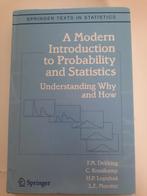 A Modern Introduction to probality and Statistics, Boeken, Informatica en Computer, Ophalen of Verzenden, Zo goed als nieuw