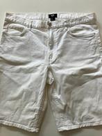Witte heren shorts, merk H&M, maat 34, Ophalen, Wit, Overige maten, Zo goed als nieuw