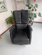 Zwarte relaxstoel prominent, Huis en Inrichting, Fauteuils, Ophalen, Minder dan 75 cm, Zo goed als nieuw, Metaal