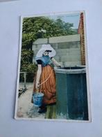 ZEELAND. ZUID BEVELAND MEISJE BIJ WATERPUT, Verzamelen, Ansichtkaarten | Nederland, Ophalen of Verzenden, Voor 1920, Zeeland