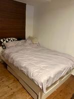 Bed, Huis en Inrichting, Slaapkamer | Complete slaapkamers, Ophalen, Gebruikt, Twijfelaar, Ikea MALM