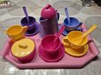 bonte plastic theeserviesje, Ophalen of Verzenden, Zo goed als nieuw, Jongen of Meisje