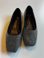 Feestelijke zwarte glitter ballerina 39, Zwart, Zo goed als nieuw, Ballerina's, Ophalen of Verzenden