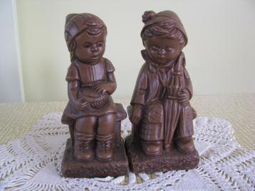 Jongen & meisje * gemerkt A.P. 441 en 442 * Anton Perree *  beschikbaar voor biedingen