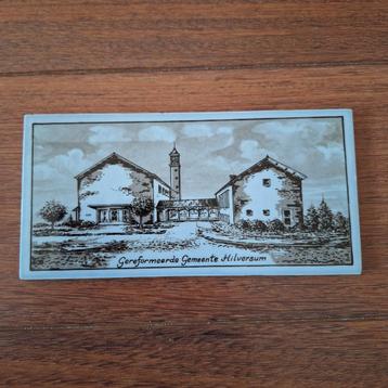 Tegel ca. 10x20cm Gereformeerde Gemeente Hilversum beschikbaar voor biedingen