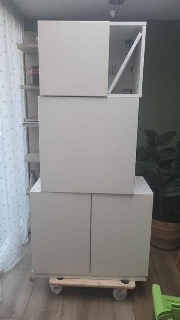 Ikea Metod kastjes 3 stuks