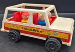 Fisher Price Familie Auto Jaren 70 + 4 Poppetjes, Ophalen of Verzenden, Gebruikt, Jongen of Meisje