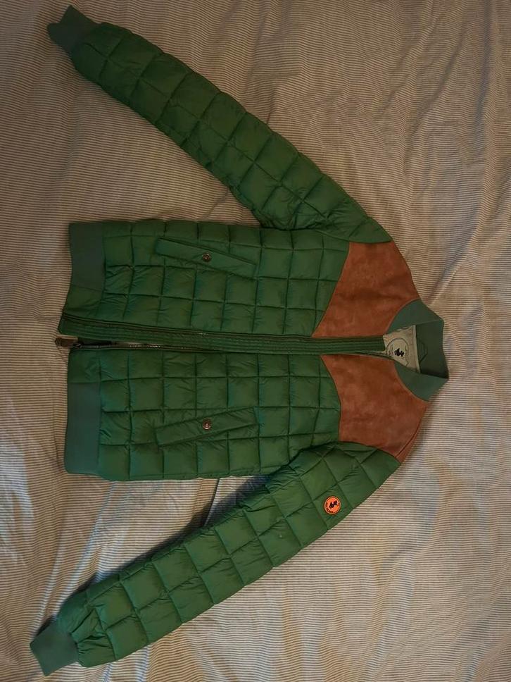 Save the duck jas, Kleding | Dames, Jassen | Winter, Zo goed als nieuw, Maat 36 (S), Groen, Ophalen of Verzenden