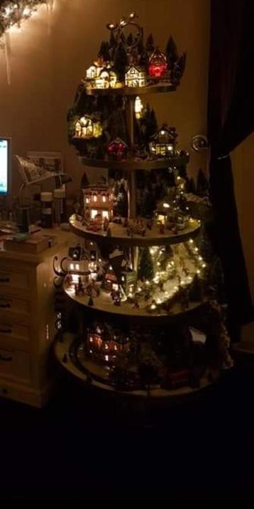 Compleet kerstdorp  beschikbaar voor biedingen