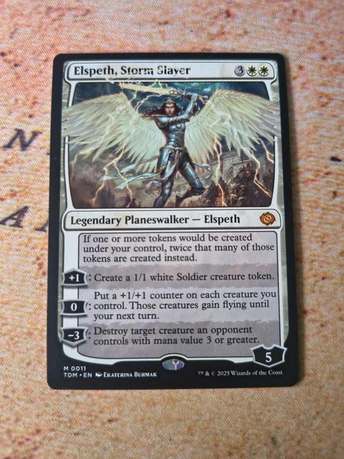 Elspeth, Storm Slayer, Hobby en Vrije tijd, Verzamelkaartspellen | Magic the Gathering, Nieuw, Losse kaart, Ophalen of Verzenden