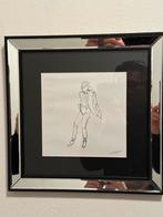 Michael Jackson Tekening in Lijst, Antiek en Kunst, Kunst | Litho's en Zeefdrukken, Ophalen of Verzenden