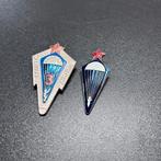 2x USSR Parachutisten Speldjes - Sport & Militair, Verzamelen, Speldjes, Pins en Buttons, Ophalen of Verzenden, Gebruikt, Sport
