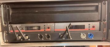 Senheiser ew100 g3 rack + handhelds 835 beschikbaar voor biedingen