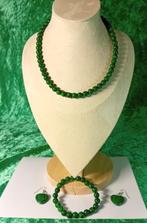 Mooie sieradenset van Malechiet, Ophalen of Verzenden, Nieuw, Groen, Overige materialen