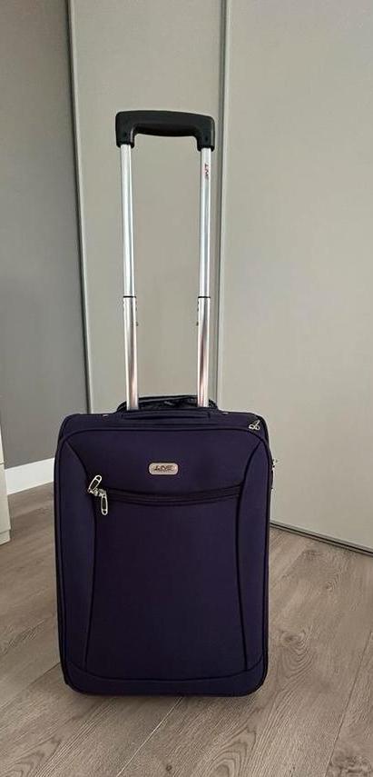 Kleine handbagage koffer - Goede staat!, Sieraden, Tassen en Uiterlijk, Koffers, Gebruikt, Zacht kunststof, Minder dan 50 cm, Minder dan 35 cm