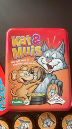 Kat en muis spel in blik, Ophalen of Verzenden, Zo goed als nieuw