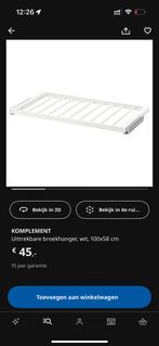 Komplement uitrekbare broekenhanger incl. Rails, Ophalen, Zo goed als nieuw, 50 tot 75 cm, Minder dan 100 cm