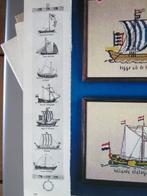 Borduurpatroon  Schellenkoord  Zeil  Bootjes  nr 8990 do, Hobby en Vrije tijd, Borduren en Borduurmachines, Verzenden, Nieuw, Handborduren