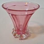 roze kristal glas souvenir frans glas jaren 20 / 30, Antiek en Kunst, Antiek | Glas en Kristal, Ophalen of Verzenden