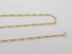 Stevige 14 karaat Gouden Ketting in Valkoogschakel 45.5, Sieraden, Tassen en Uiterlijk, Kettingen, Jw, Nieuw, Ophalen of Verzenden